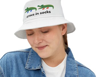 Crocs in Socks Bucket Hat