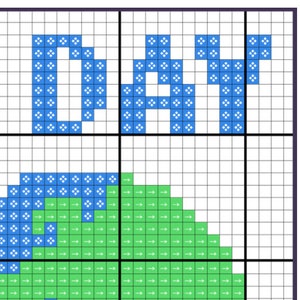 Earth Day Every Day Cross Stitch Pattern PDF image 3