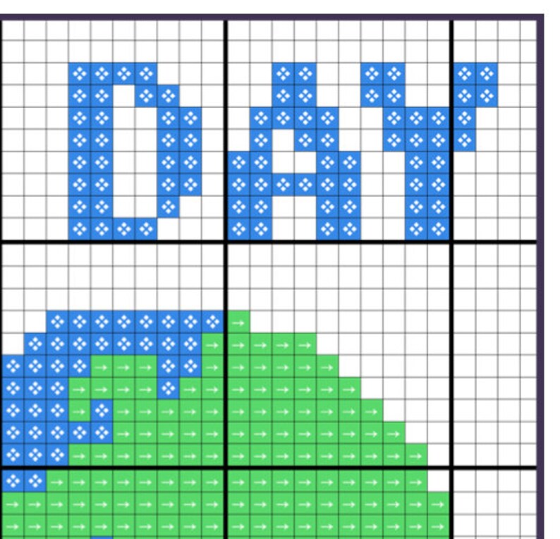 Earth Day Every Day Cross Stitch Pattern PDF image 3