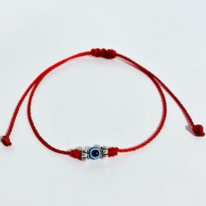 CURED Tiny Evil Eye Bracelet, Ojo Bracelet, Evil Eye Protection, Protection Bracelet Evil Eye Bracelet Nazar Eye Bracelet Pulsera Proteccion