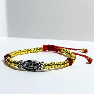 Blessed Our Lady of Guadalupe Bracelet, Virgen Bracelet, Protection Bracelet, Catholic Bracelet, Virgin of Guadalupe, Pulsera de Proteccion