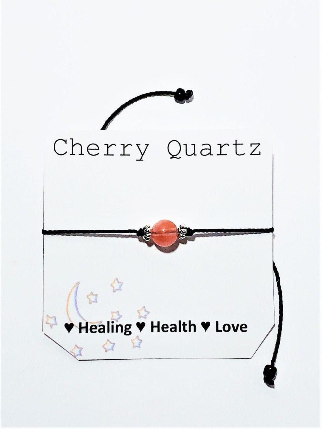 Cherry Quartz Bracelet String Bracelet Stone String Bracelet Gift for