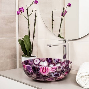 Agate sink