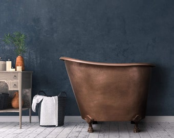 Japanese copper soaking tub Hestia