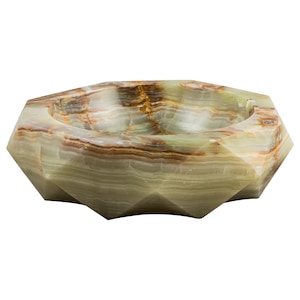 Natural onyx sink