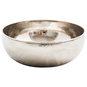 Hammered copper vessel sink