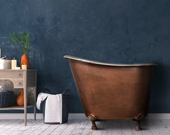 Japanese copper soaking tub Hera