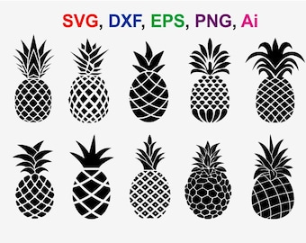 Download Pineapple silhouette | Etsy