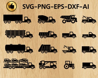 Dump Truck Svg Etsy