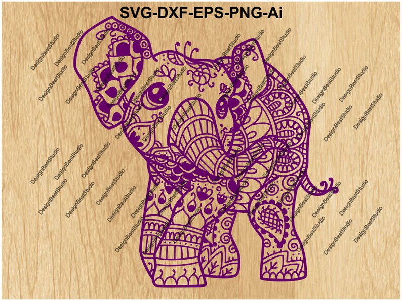 Free Free 303 Cricut Mandala Elephant SVG PNG EPS DXF File