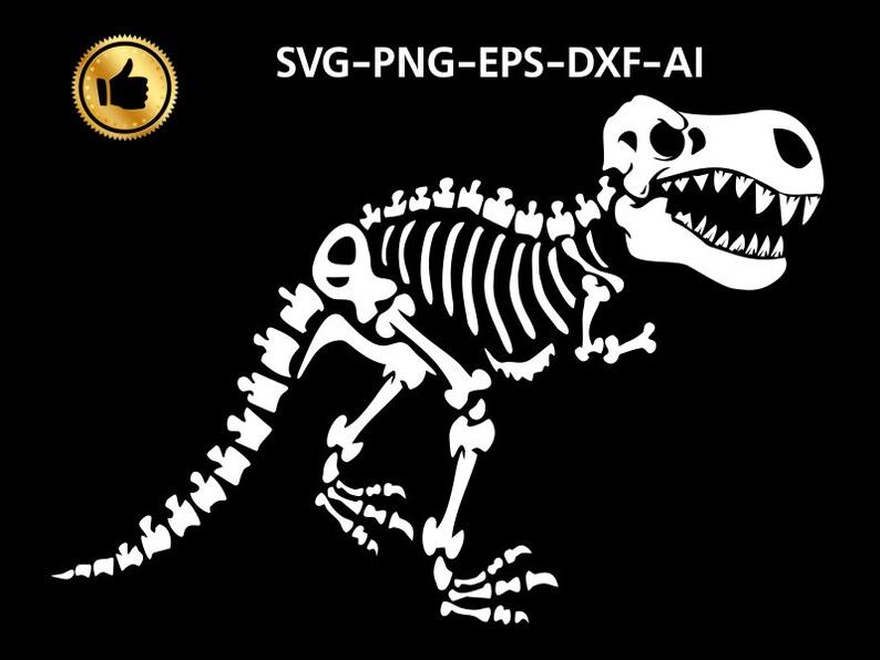 Download T-rex Dinosaur SVG Skeleton Dino Tyrannosaurus Dinosaurs ...