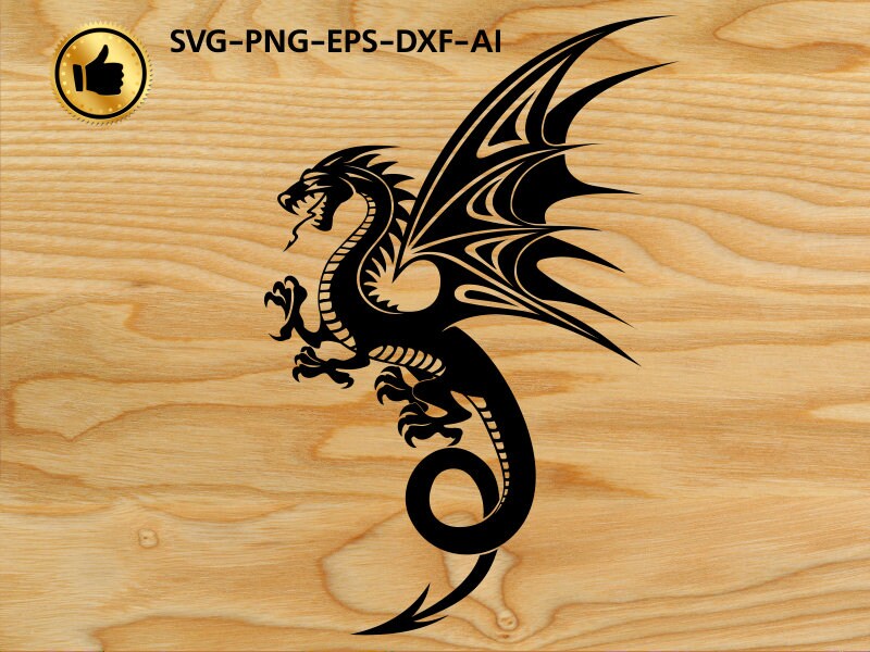 Dragon Design SVG Dragon SVG Dragon t-shirt Dragon Clipart Dragon Cut…