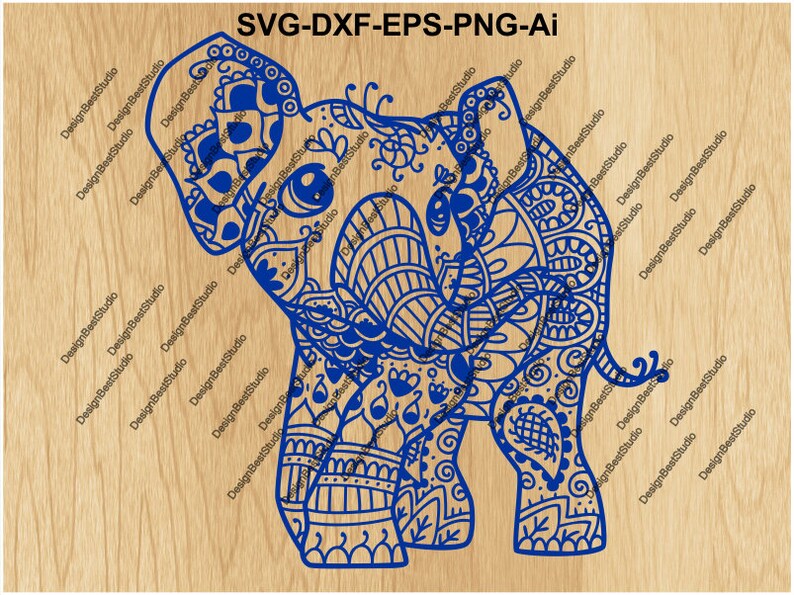 Elephant Elephant SVG Elephant mandala elephant cricut | Etsy