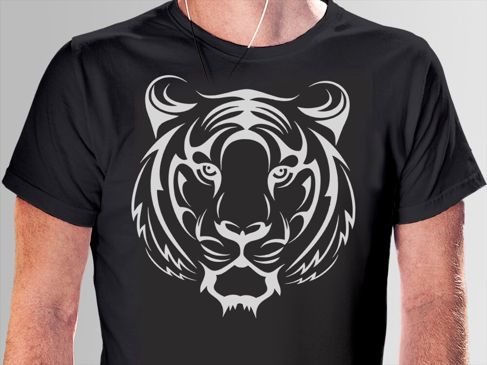 Tiger SVG tiger svg dfx eps png print and cut file for | Etsy