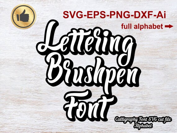 Handwritten Script Cricut Font SVG Calligraphy Font Svg | Etsy