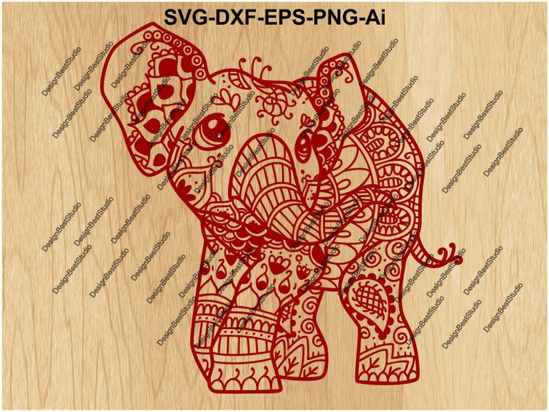 Free Free Cricut Mandala Elephant 678 SVG PNG EPS DXF File