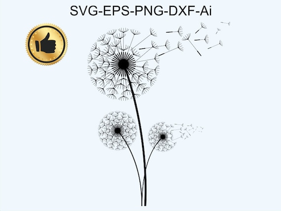 Download Dandelion svg cut files dandelion cricut files dandelion | Etsy