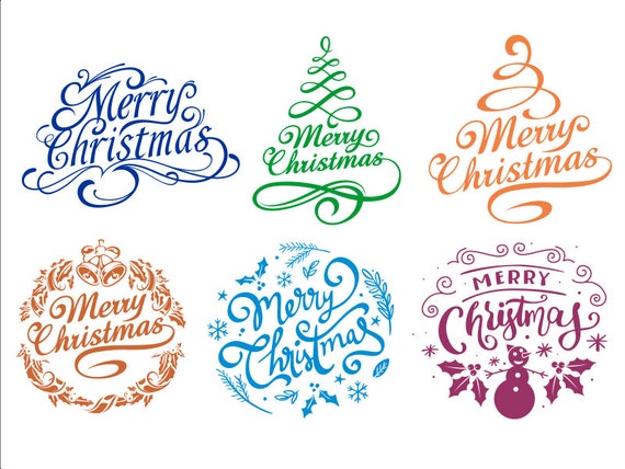 Download Merry Christmas Svg Christmas Svg File Christmas Clipart Etsy
