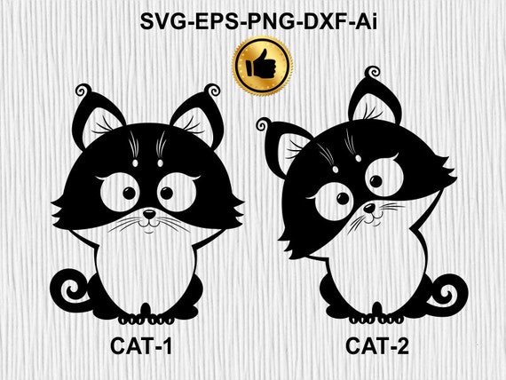 Download Cat Svg Kitty Svg Kitty Face Svg Cat Clip Art Cute Cat Face Etsy PSD Mockup Templates