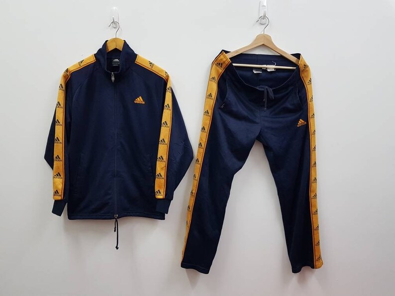 Vintage anni '90 Adidas formazione Top Side Tape 1st | Etsy