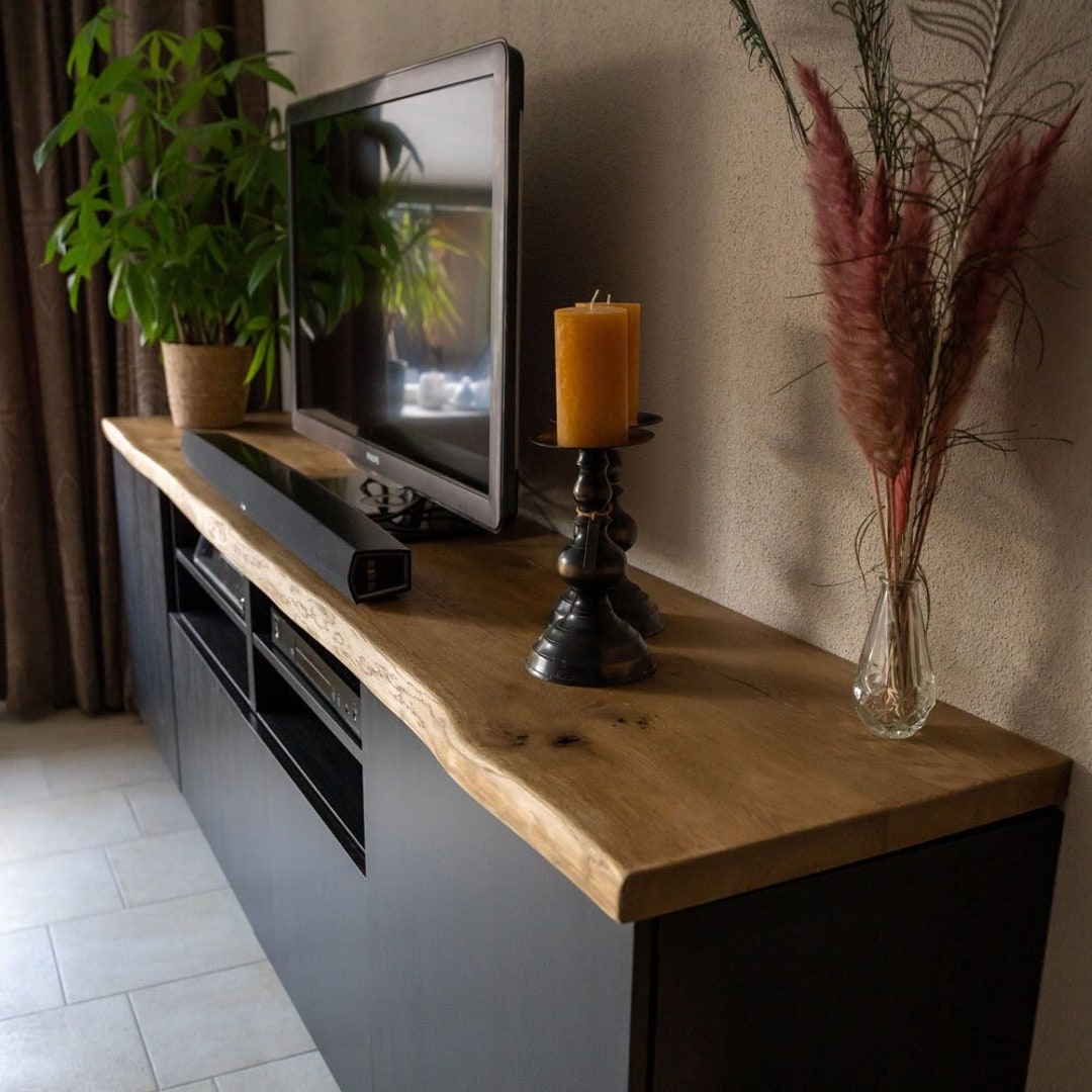 IKEA Besta Top Oak Tree IKEA Hack Smoked Incl. Matt Lacquer Etsy