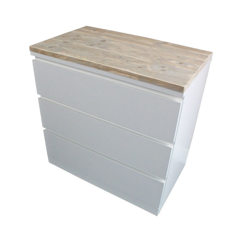 Holzplatte für IKEA Hemnes Kommode mit 2 Schubladen Bild 4