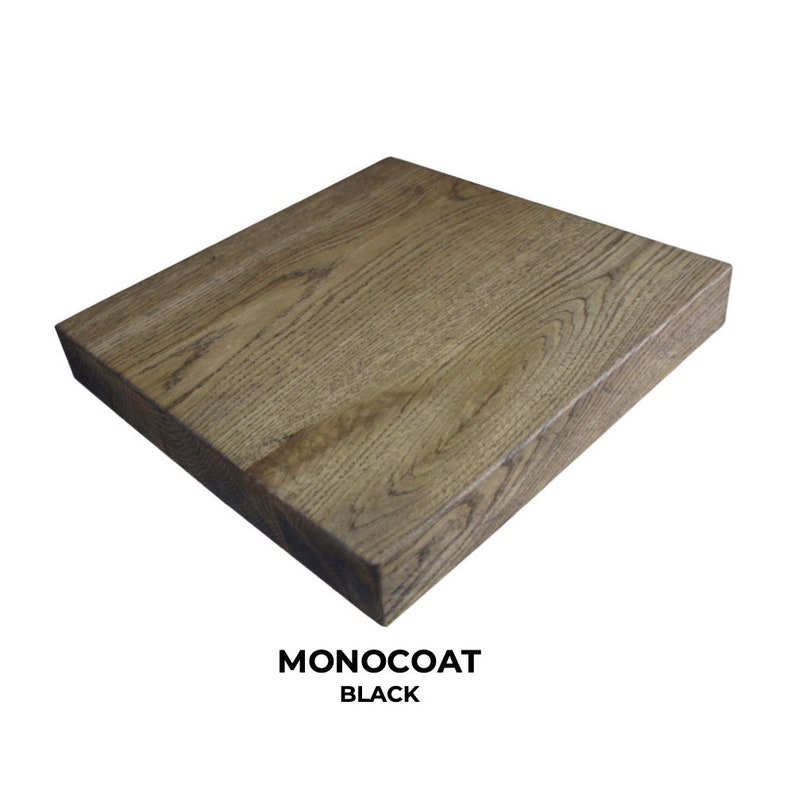 Plateau en chêne pour table de chevet IKEA Hemnes 46,5x35,4x2cm Monocoat Black