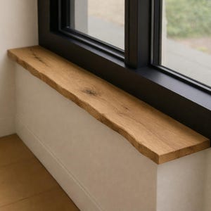 Tavola in legno massello di rovere recuperato da 25 mm con bordo vivo – Rovere europeo invecchiato spazzolato – Rovere antico rustico per mensole, tavoli e davanzali