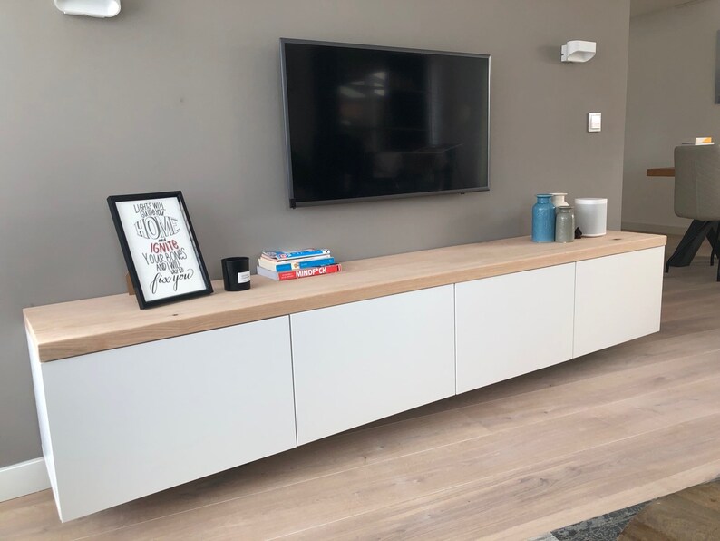 IKEA Besta Top Solid Oak IKEA Hack 42mm Thick Oak Etsy UK