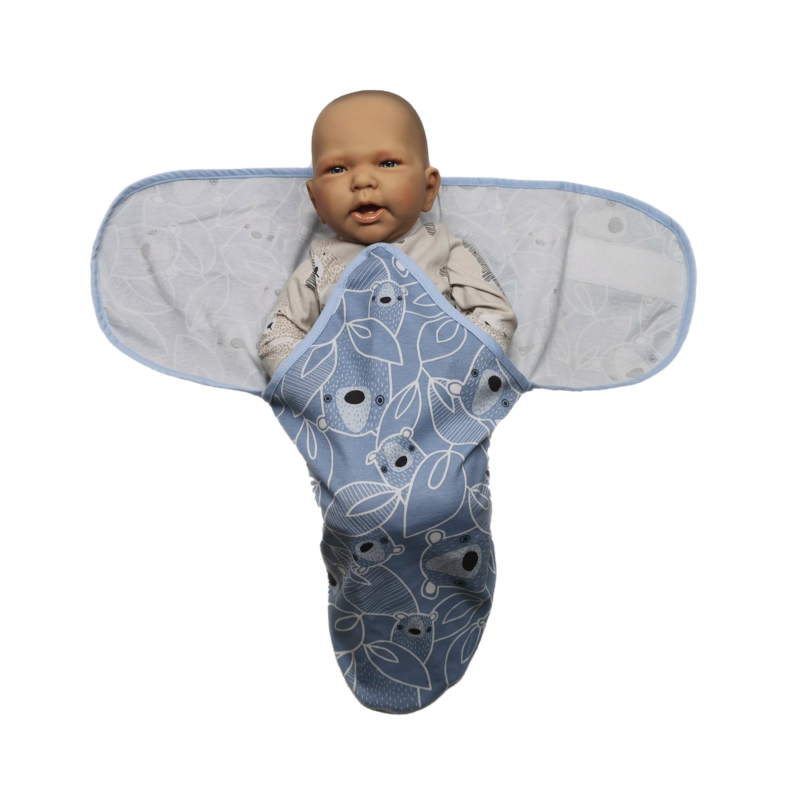 Baby Swaddle Wrap Newborn Blanket 03 Months 100 Cotton Etsy