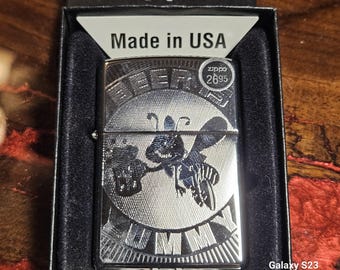 ZIPPO 24047 "Beer is Yummy" NOS Sticker Sealed, Collector Ready.