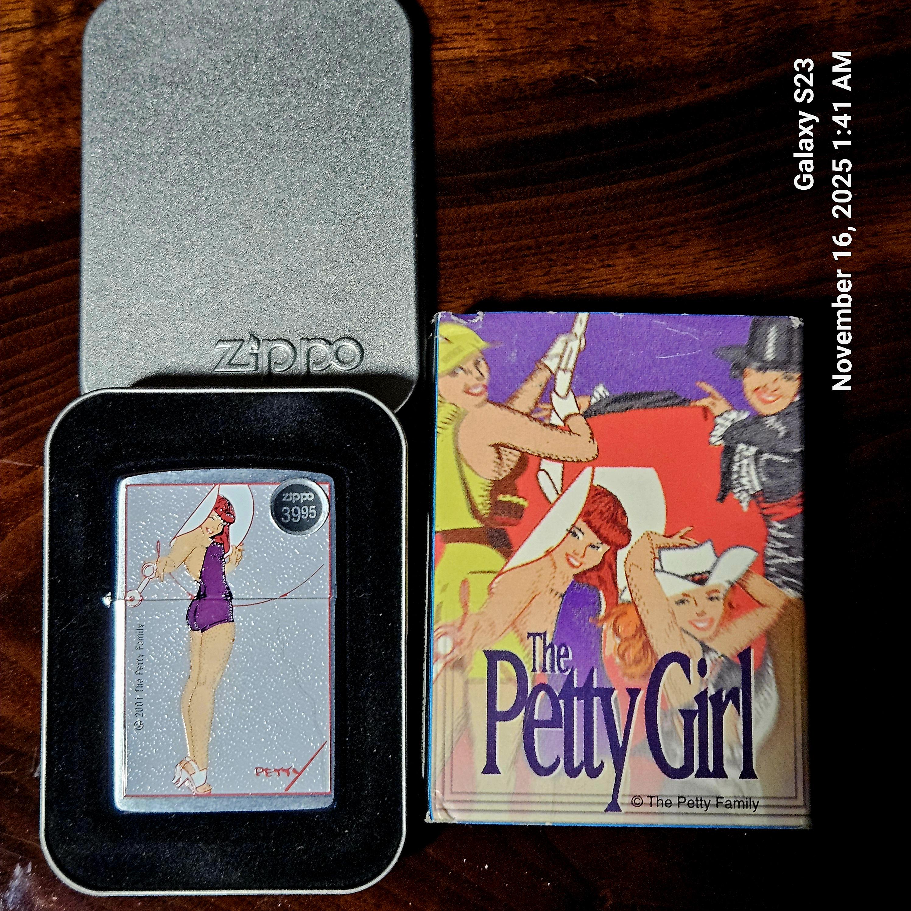 Zippo Petty Girl - Etsy