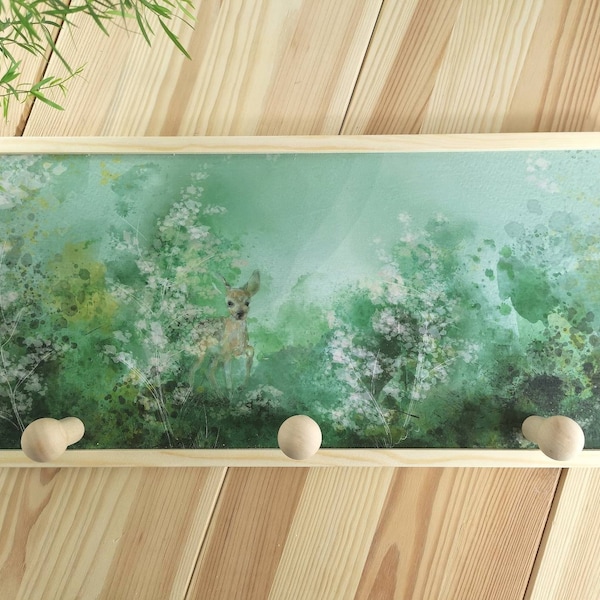 Children's wardrobe "REH" coat hook wardrobe gift for children storage organization children's room Waldorf Montessori