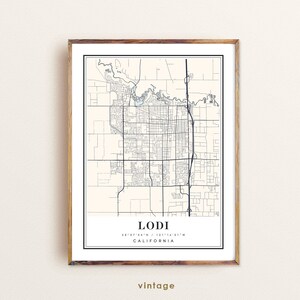 Lodi California map, Lodi CA map, Lodi city map, Lodi print, Lodi poster, Lodi art, Lodi map