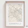 MCALLEN TX City Map Poster, Mcallen Texas Street Map Print Personalized ...