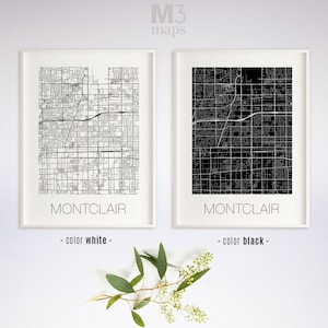 Montclair California Map - Etsy