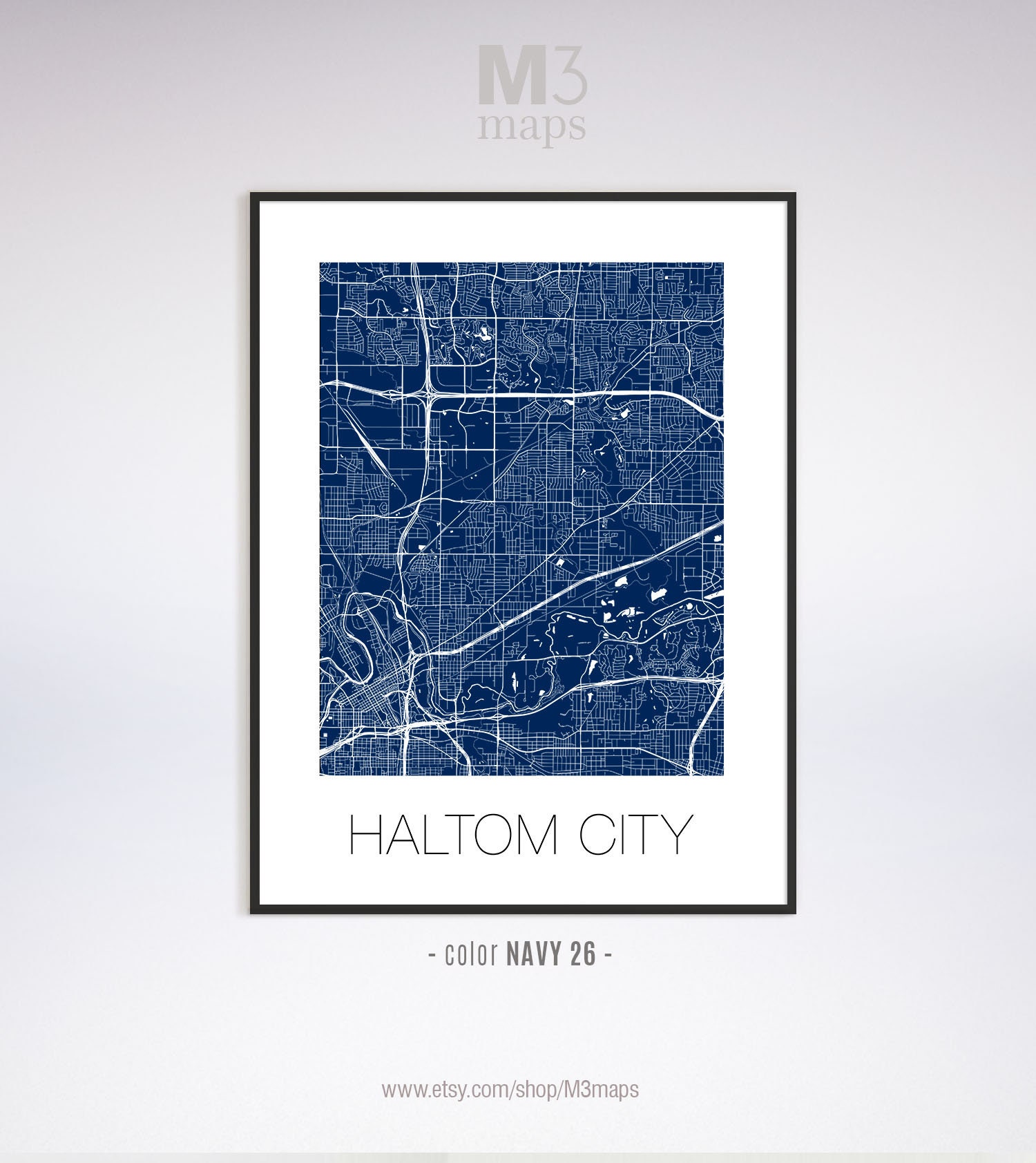 Haltom City Texas Haltom City TX Map Haltom City Map Haltom Etsy