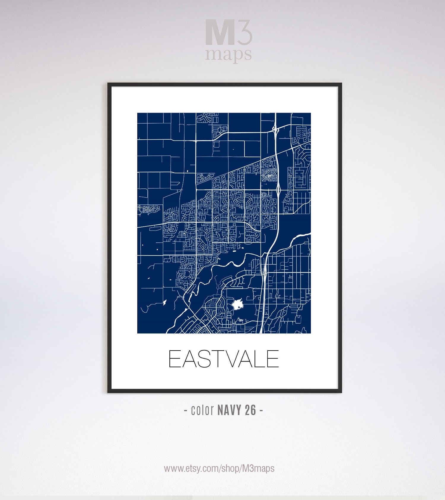 Eastvale California Eastvale CA map Eastvale map Eastvale Etsy