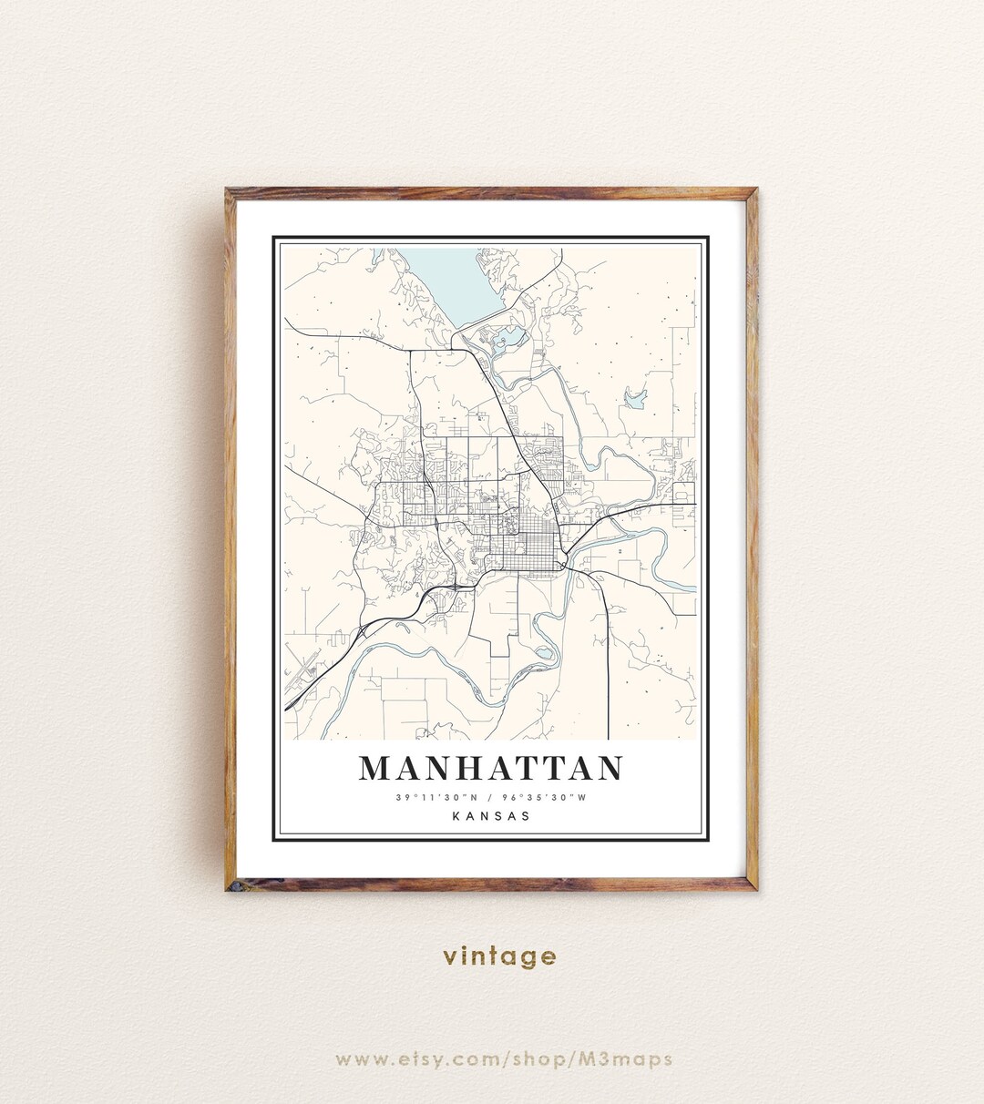 Manhattan Kansas Map, Manhattan KS Map, Manhattan City Map, Manhattan 