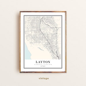 Layton Utah map, Layton UT map, Layton city map, Layton print, Layton poster, Layton art, Layton map, Custom city map