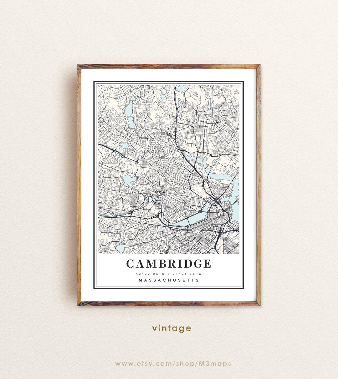 Cambridge Massachusetts Map, Cambridge MA Map, Cambridge City Map ...