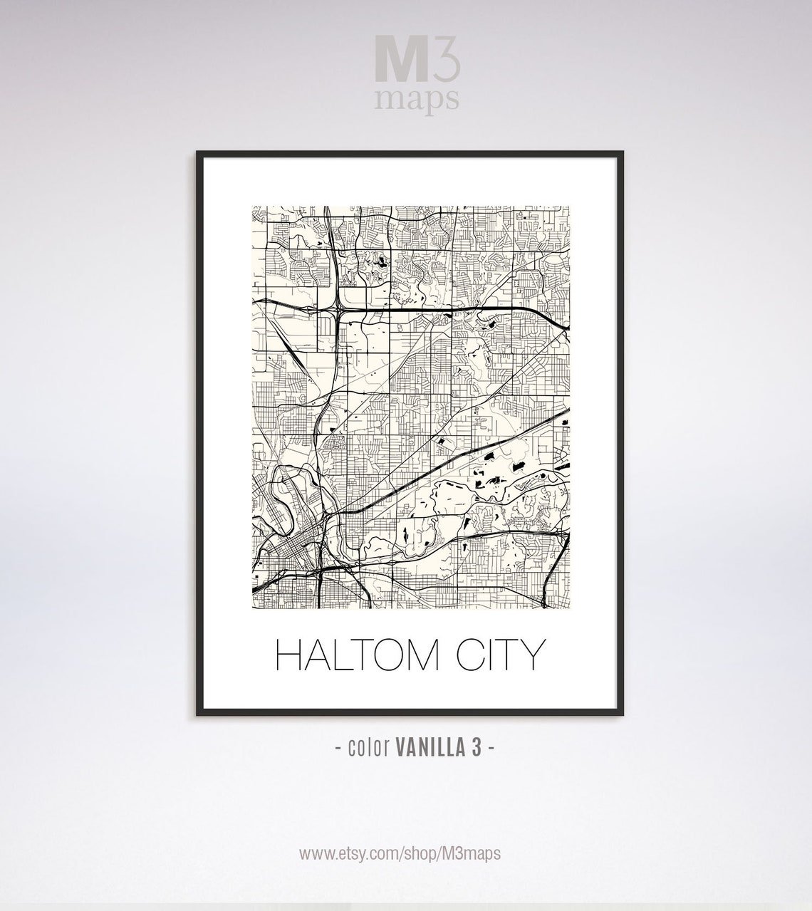 Haltom City Texas Haltom City TX Map Haltom City Map Haltom Etsy