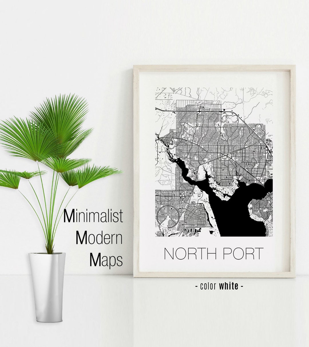 North Port Florida North Port FL Map North Port Map North - Etsy