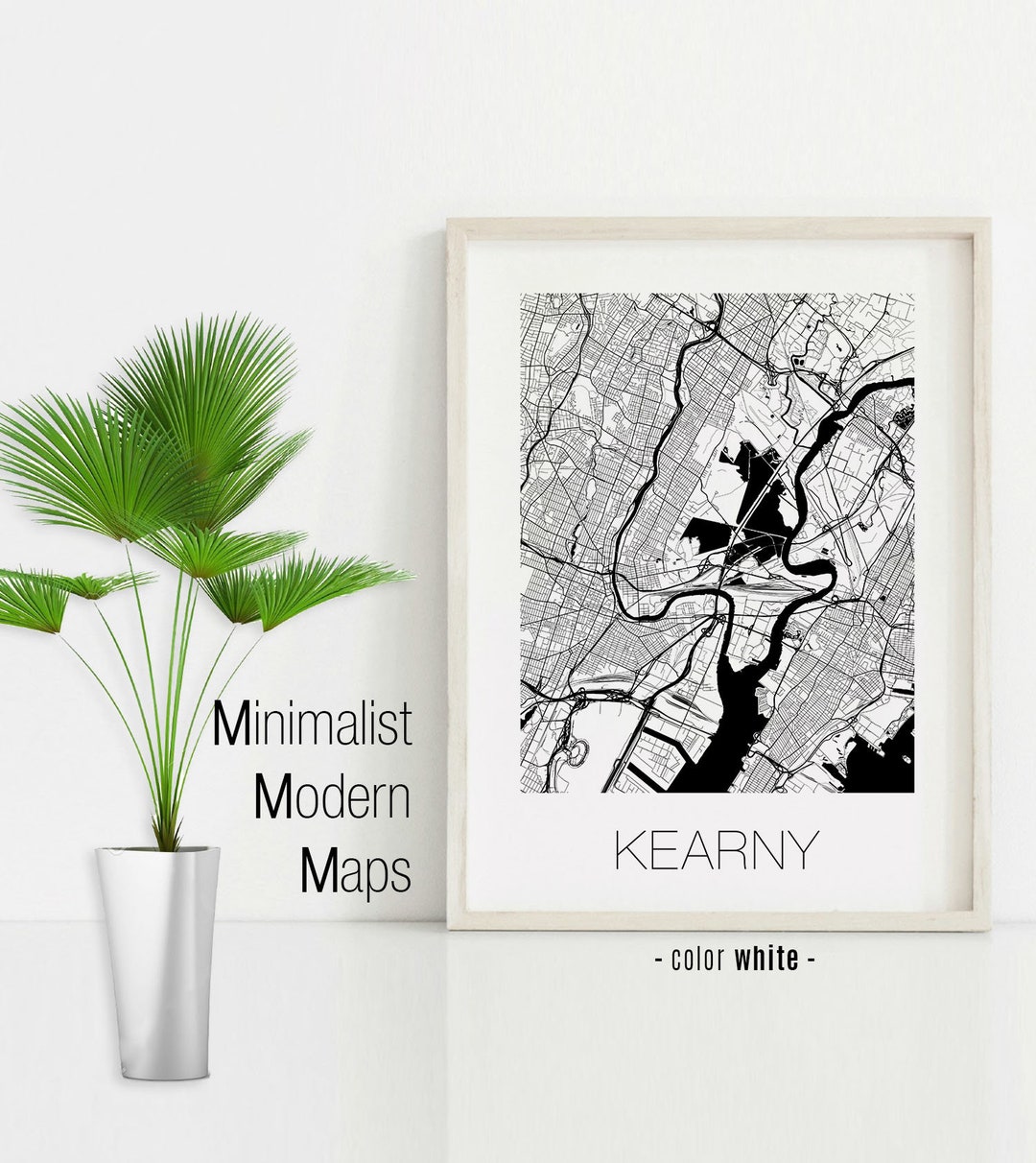 Kearny New Jersey Kearny NJ Map Kearny Map Kearny Print Etsy