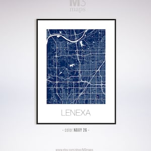 Lenexa Kansas Map