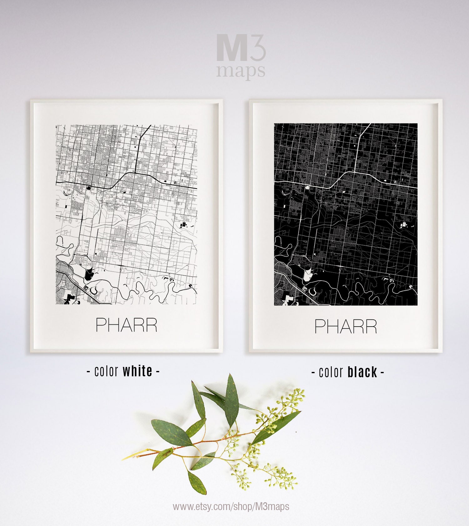 Pharr Texas Pharr TX map Pharr map Pharr print Pharr Etsy