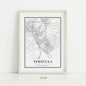 Temecula California Map, Temecula CA Map, Temecula City Map, Temecula Print, Temecula Poster ...