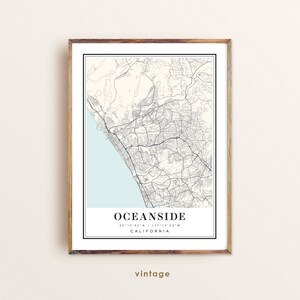 Oceanside California map, Oceanside CA map, Oceanside city map, Oceanside print, Oceanside poster, Oceanside art, Oceanside map, Custom map