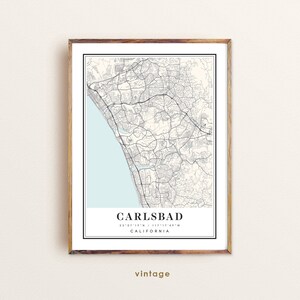 Carlsbad California map, Carlsbad CA map, Carlsbad city map, Carlsbad print, Carlsbad poster, Carlsbad art, Carlsbad map, Custom city map