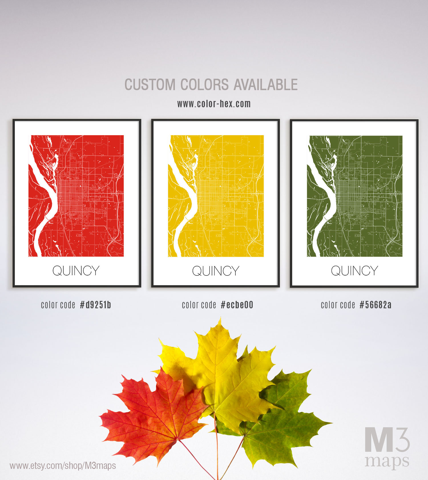 Quincy Illinois Quincy IL map Quincy map Quincy print Etsy